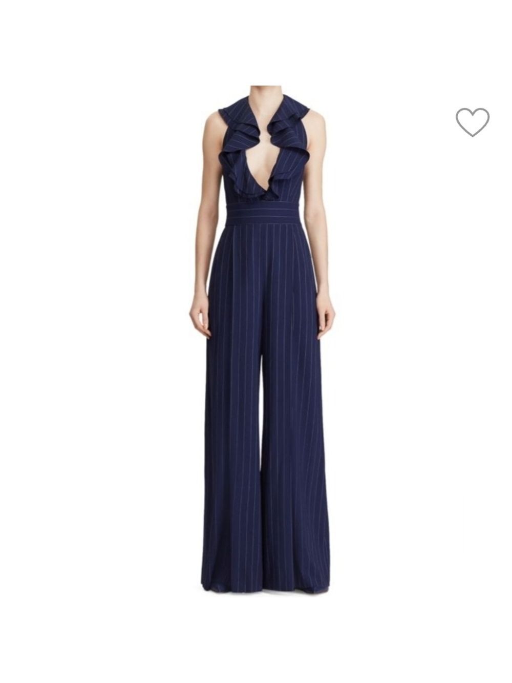 Ralph Lauren Purple Label Pinstripe Jumpsuit - Picture 1 of 11